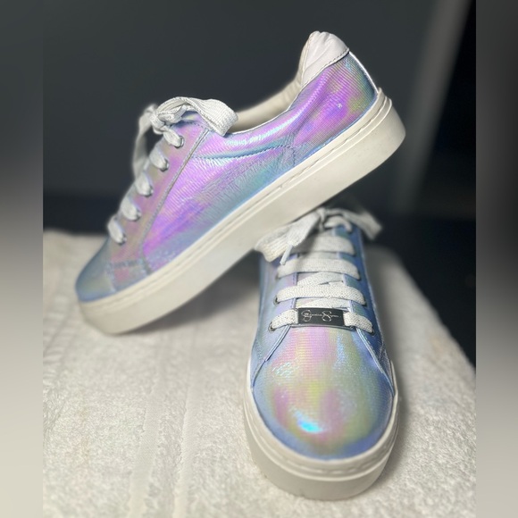 Jessica Simpson Girls Child Wham Sneaker Size 4m - Picture 4 of 8